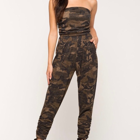 a'gaci Other - Camo jumpsuit